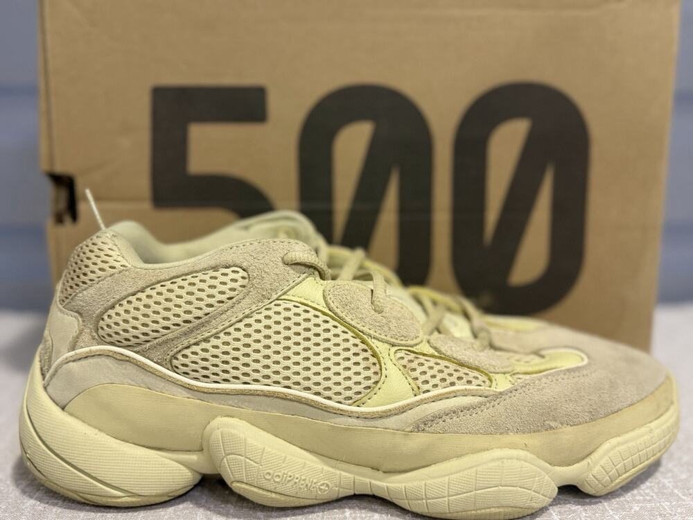 Size 10.5 - Adidas Yeezy 500 super moon yellow